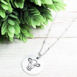 Cow Charm Necklace